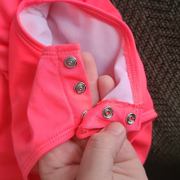 Baby Girl Swimsuit Set of 3 One Piece Ruffle Cat & Jack Children Place Circo - Picture 5 of 14